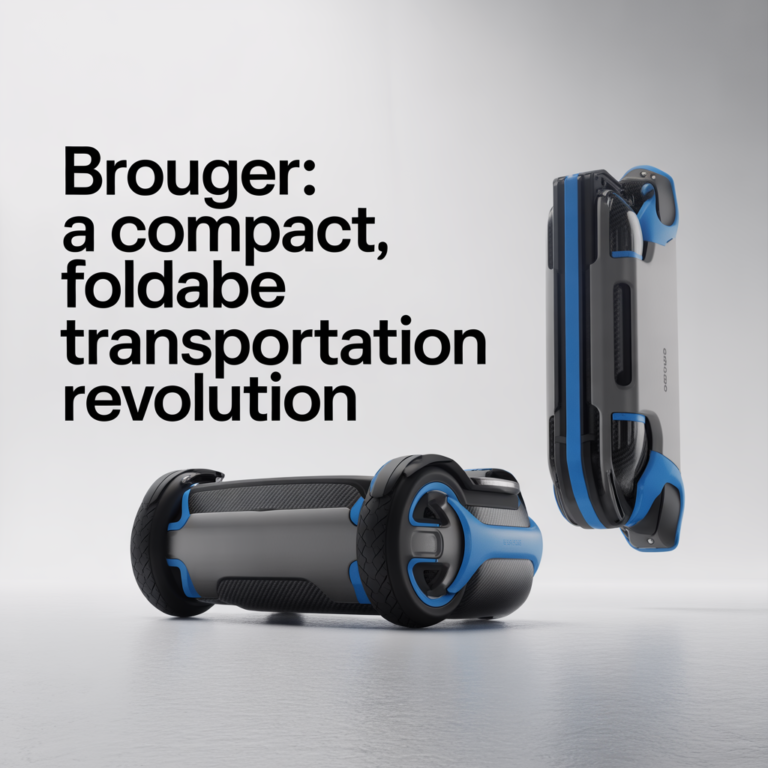 Brouger: A Compact, Foldable Transportation Revolution