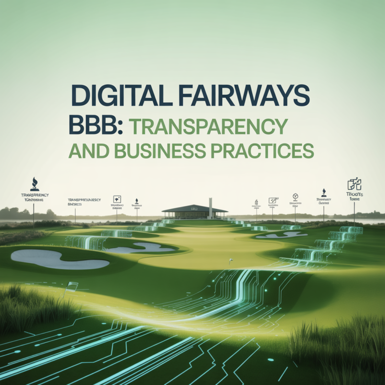 Digital Fairways BBB: Transparency and Business Practices