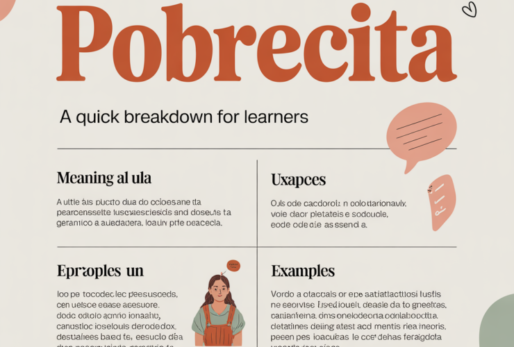 Pobrecita: A Quick Breakdown for Learners