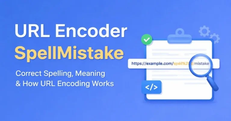 URL Encoder SpellMistake: Fix It Fast & Easy